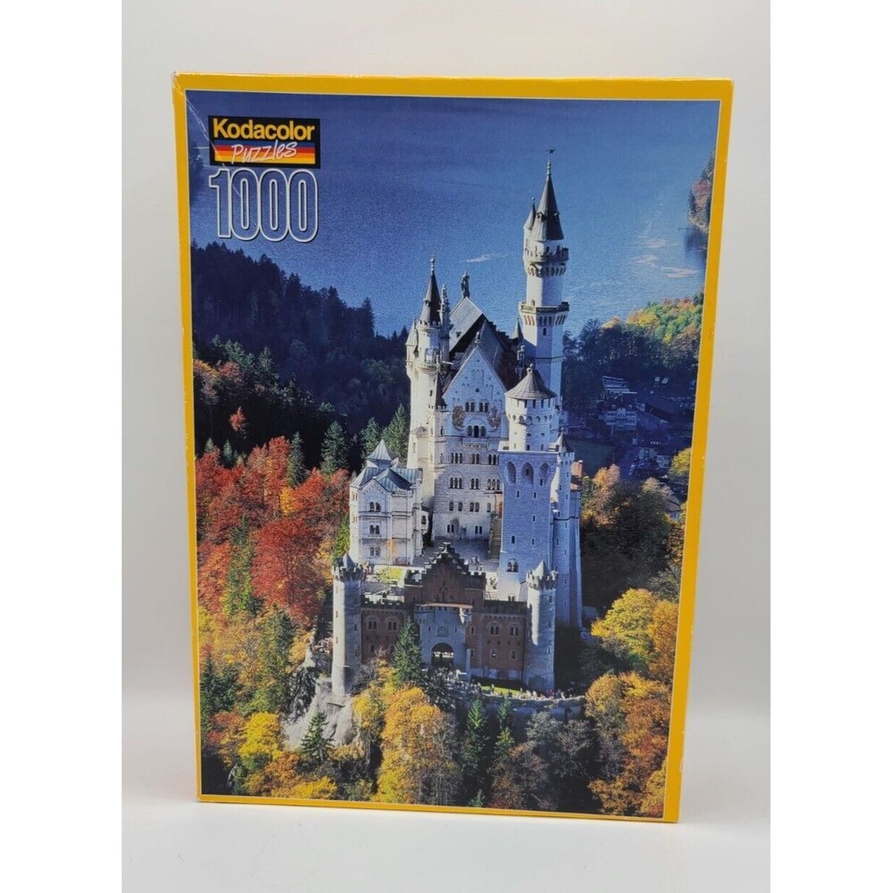1999 Kodacolor Casse-tete Neuschwanstein Castle 1000 Piece Puzzle